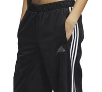 adidas Women's Y2K Glam Velour Wide-Leg Pants