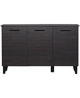 Homcom Modern Kitchen Sideboard, Bar Cabinet Buffet Cabinet with Adjustable Shelf