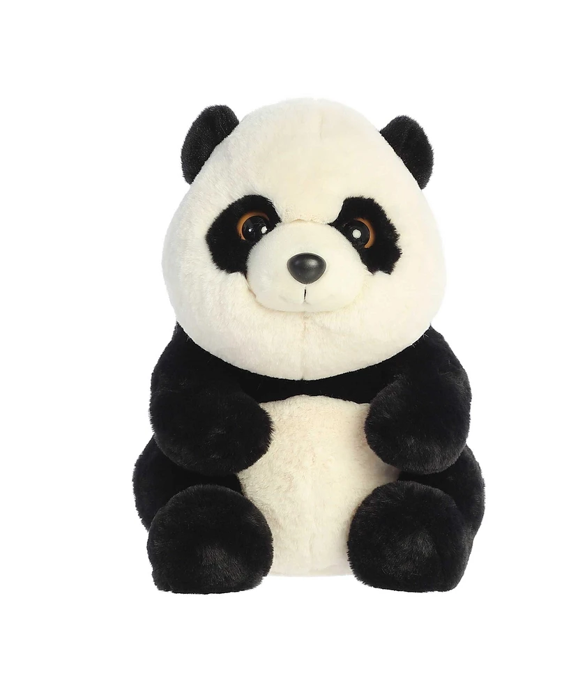 Aurora Large Panda Lin Lin Adorable Plush Toy Black 14"