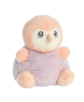 ebba Mini Baby Owl Lil Biscuits Gentle Baby Plush Toy Pink 5"