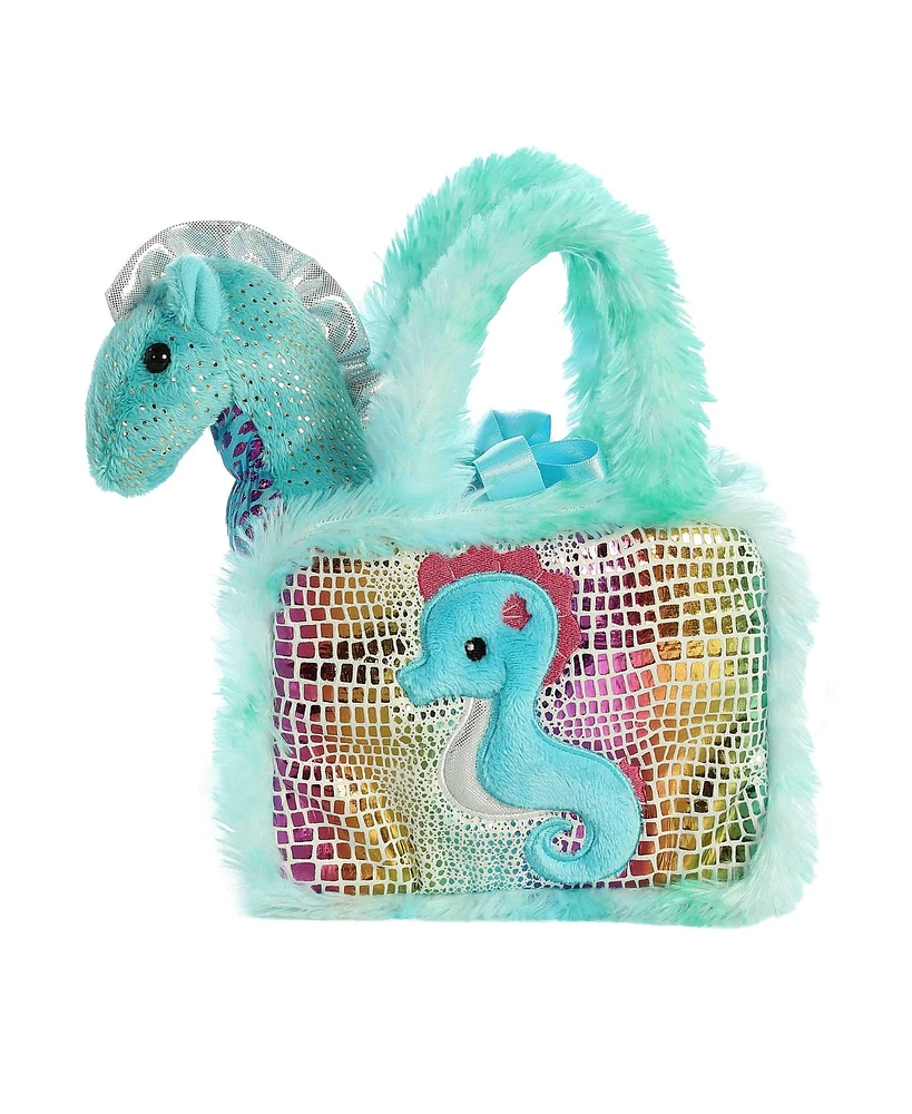 Aurora Small Seahorse Fancy Pals Fashionable Plush Toy Multicolor 7"