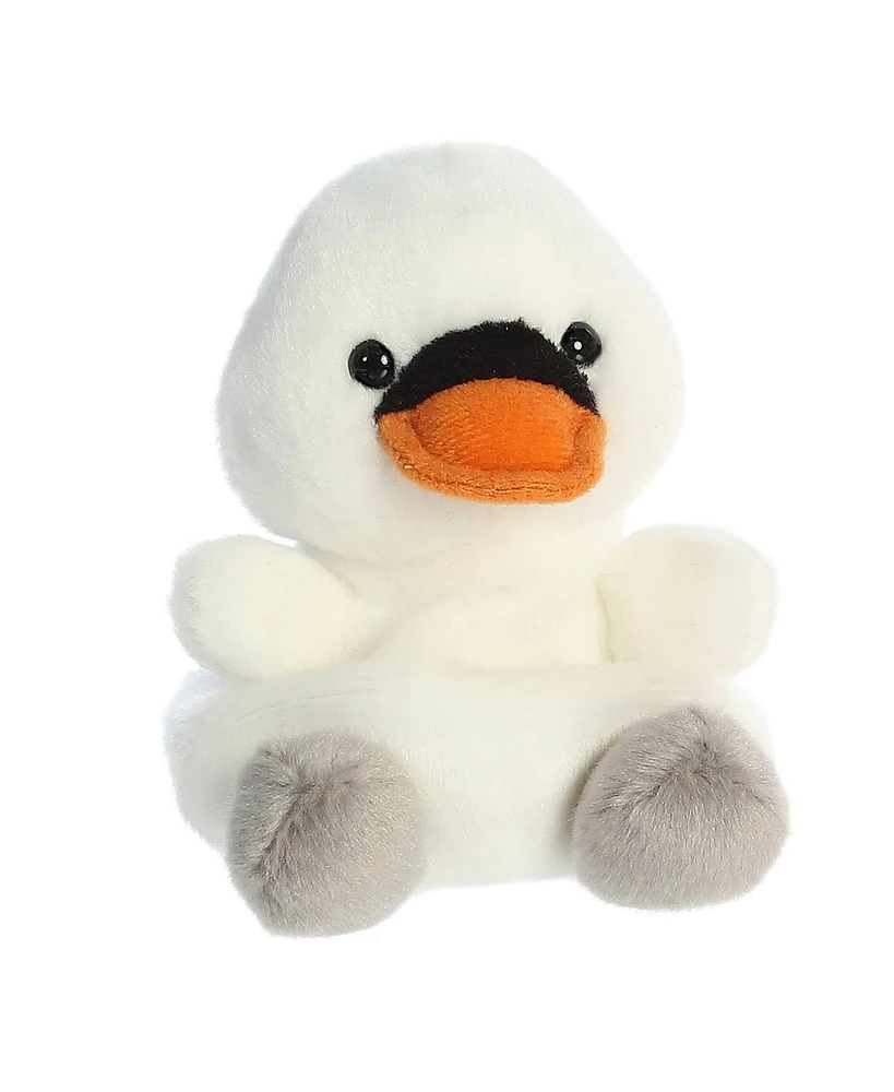 Aurora Mini Alina Swan Palm Pals Adorable Plush Toy White 5"