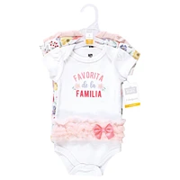 Hudson Baby Girls Cotton Bodysuits