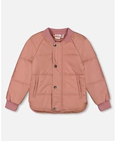 Deux par Toddler Girls Quilted Jacket Pink