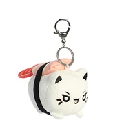 Aurora Mini Shrimp Sushi Meowchi Keychain Tasty Peach Enchanting Plush Toy White 3.5"