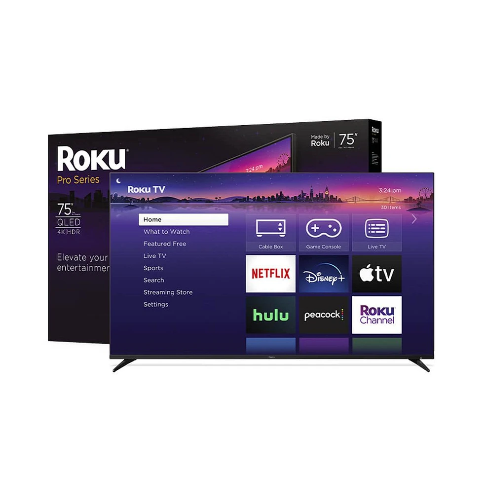 Roku 75" Class 4K Qled Pro Series Smart Tv - 75R8B5