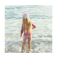 Bits & Bows Girls Girls Mermaid Bow Baseball Hat in Pink