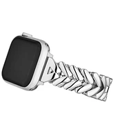 Kate Spade New York Silver-Tone Stainless Steel Band for Apple Watch 38mm-49mm - Silver