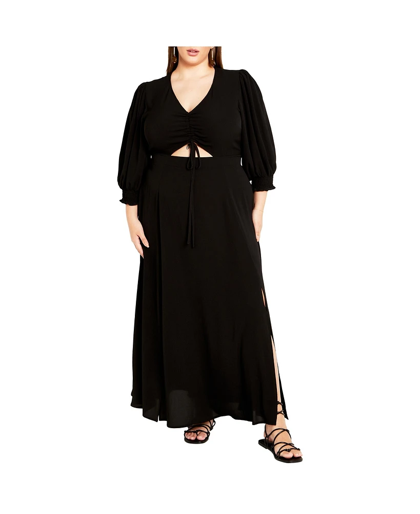 City Chic Plus Jolene Maxi Dress