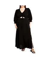 City Chic Plus Jolene Maxi Dress