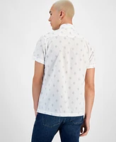 Sun + Stone Men's Jim Printed Short-Sleeve Shirt, Created for Macy's