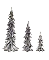 Slickblue Shiny Shimmer Holiday Tree Decor (Set of 3)