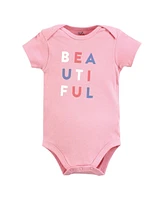Touched by Nature Baby Girls Organic Cotton Bodysuits