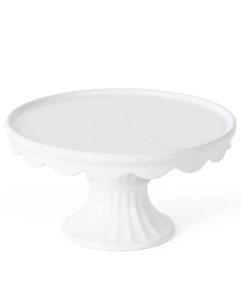 Martha Stewart Patterson Round Stoneware Cake Stand