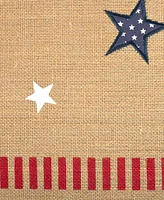 Design Imports 4th of July Jute Table Runner, 14"x108 "