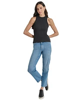 Dkny Jeans Women's Cutaway Crewneck Tank