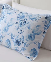 Intelligent Design Christa Floral Striped -Pc. Duvet Cover Set