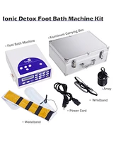 Yescom 50W Detox Foot Bath Spa Machine Kit Cell Ion Ionic Array Lcd Display w/ Case