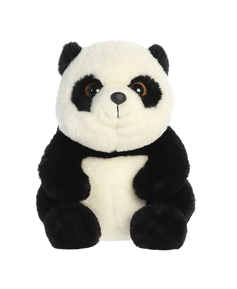 Aurora Medium Panda Lin Lin Adorable Plush Toy Black 10"