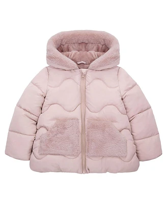 Rokka&Rolla Baby Girls Soft Lined Puffer Jacket 6-24M