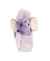 Aurora Small Glitter Elephant Fancy Pals Fashionable Plush Toy Purple 8"