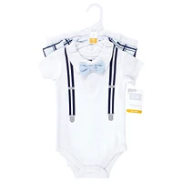 Hudson Baby Boys Cotton Bodysuits