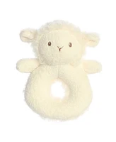 ebba Small Rattle Cherub Lamb Playful Baby Plush Toy White 6