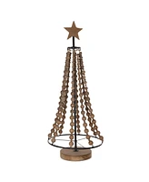 Slickblue Beaded Wood Holiday Tree 25"