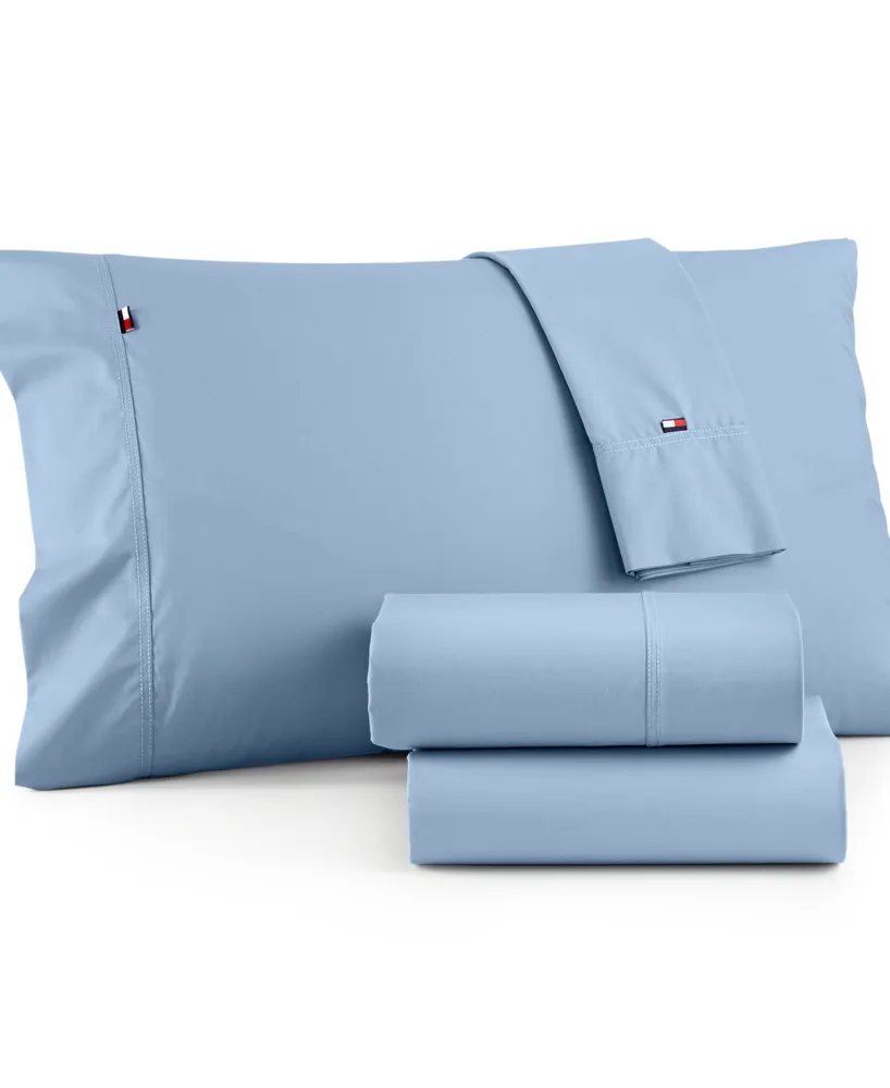 Tommy Hilfiger Solid Core Twin Sheet Set