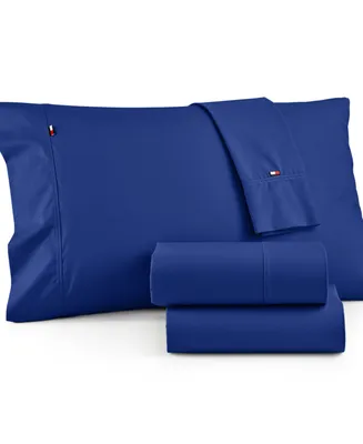 Tommy Hilfiger Solid Core Twin Sheet Set