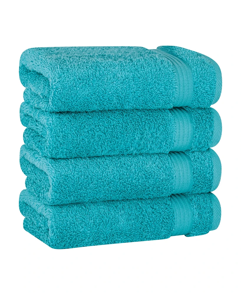 American Soft Linen Bekos Premium 100% Turkish Cotton 4-Piece Hand Towel Set