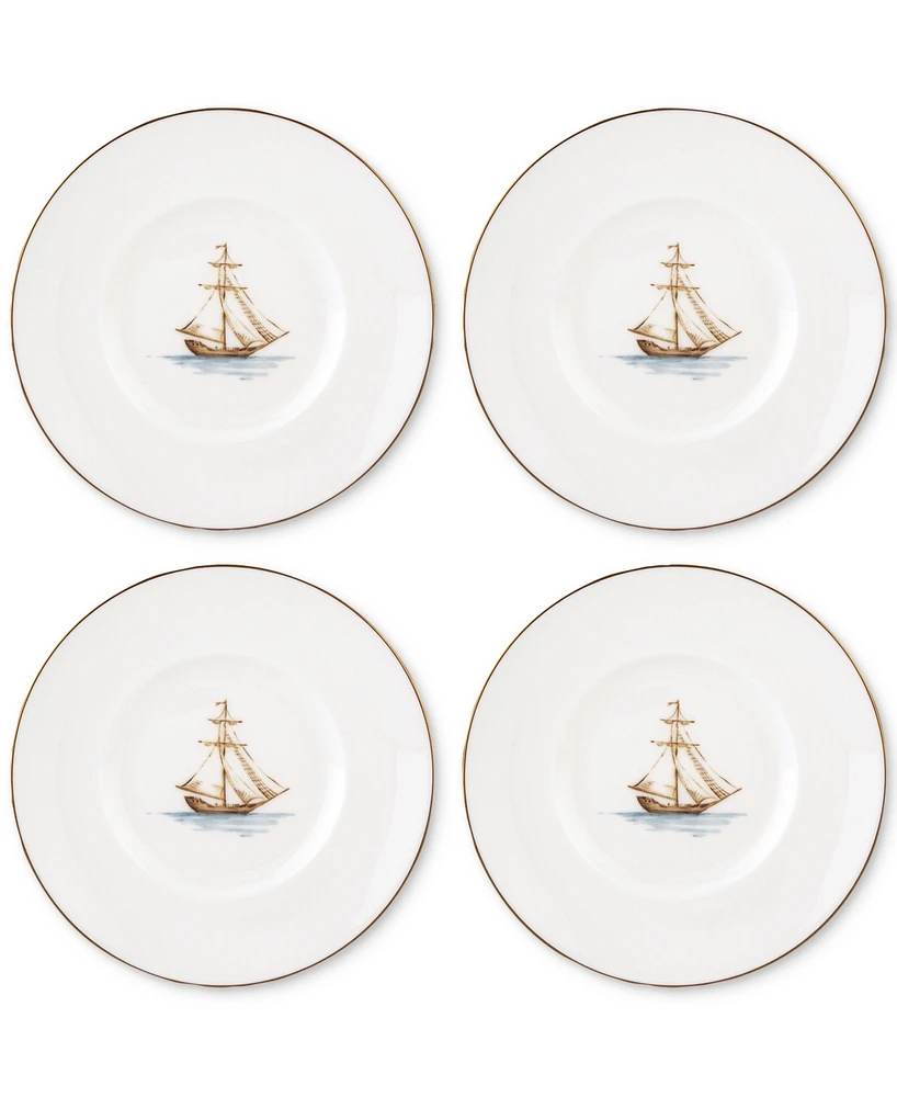 Lenox British Colonial Tradewind Dessert Plates, Set of 4