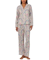 Lauren Ralph Lauren Women's 2-Pc. Printed Pajamas Set