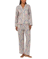 Lauren Ralph Lauren Women's 2-Pc. Printed Pajamas Set