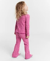 Epic Threads Toddler Girls Space-Dyed Flared Leggings, Created for Macy's