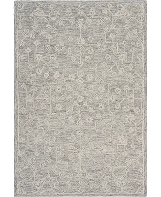 Closeout! Lr Home Cypress CYP81571 5' x 7' Area Rug - Silver