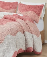 Intelligent Design Cassie Faux Fur 3-Pc. Duvet Cover Set, King/California King