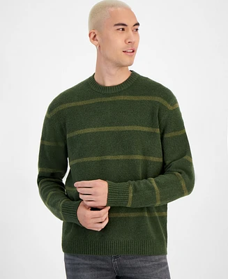 Sun + Stone Men's Scotty Striped Crewneck Sweater, Created for Macy's