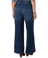 Democracy Women's "Ab" Solution Wide Leg Jean