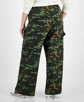 Grayson Threads, The Label Trendy Plus Size Camo-Print Cargo Pants