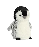 Aurora Small Pippin Penguin Mini Flopsie Adorable Plush Toy Gray 8"