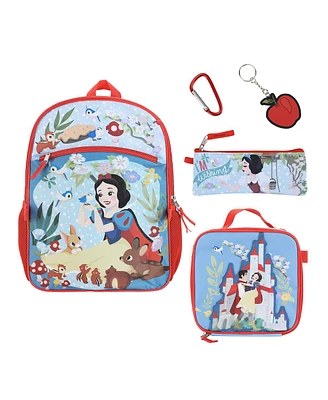 Disney's Snow White 5-Piece Backpack & Lunchbox Set