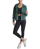 Dkny Women's Tech Ottoman Full-Zip Hoodie