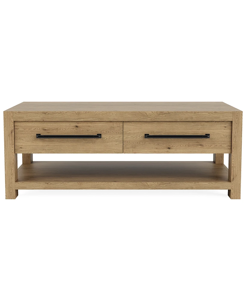 Furniture Davie 48" Rectangle Wood Coffee Table