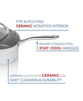 Techef CeraTerra - 2 Quart Saucepan with Cover