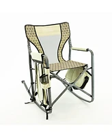 Outdoor Folding Rocking Director's Chair