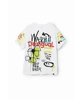 Desigual Boys s Graffiti message T-shirt