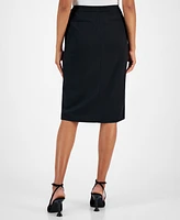 Kasper Women's Zip-Front Pencil Skirt