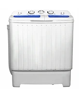 Gymax Compact Portable Washing Machine Twin Tub 20 lbs Washer Spinner Home Dorm