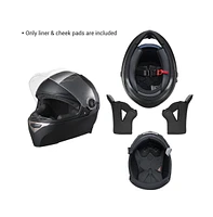 Yescom Ahr Replacement Top Liner and Cheek Pads Kit for Run-f Size